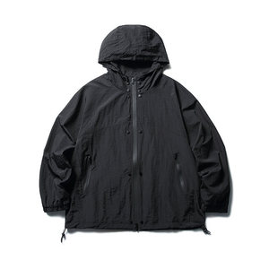 OEM High Quality Loose Lightweight <b>Thin</b> Coats Hooded Fashionable Windproof Hiking waterproof Outdoor <b>Jackets</b> for <b>Men</b> - Product Image 2
