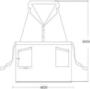 Hairstylist Apron I <b>Will</b> Cut You Salon Apron With Pocket Adjustable Apron for Hairdresser - Product Image 3