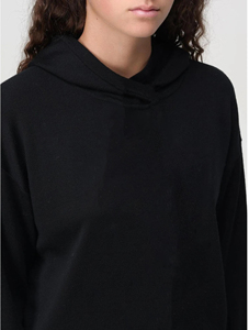 Sweats à capuche pour femmes sur mesure logo imprimé personnalisé oversize épaules tombantes sweats à capuche femmes pull streetwear sweat-shirt pour femmes - Product Image 3
