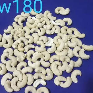 Meilleur W180 Kaju entier blanc brut de noix de cajou sans coquille marque et emballage personnalisés approvisionnement en gros en vrac - Product Image 1