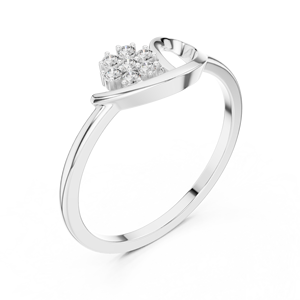 Bague en diamant 18K en argent pour occasions spéciales - Product Image 4