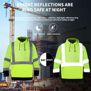 Sweat-shirt de travail en coton, coupe ample, respirant, tissu doux, confortable, idéal pour le travail industriel, durable, adapté aux activités de plein air. - Product Image 2