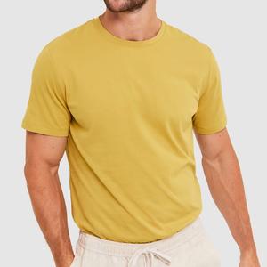 Nouveaux t-shirts pour hommes, mode tendance, couleur unie, col rond, t-shirts en tricot de haute qualité, fournisseur du Bangladesh - Product Image 2