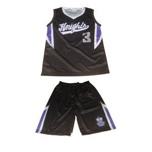 Uniformes respirables de sublimation de maillot de basket-ball d'usine personnalisables avec le style d'ensemble nouveau design personnalisé - Product Image 5