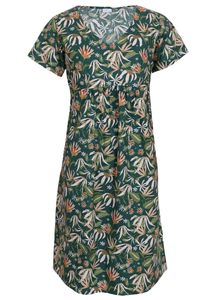 Robe Etta en coton à manches courtes pour femmes, conçue pour une liberté de mouvement et un confort élégant toute la journée, fournisseur indien - Product Image 3