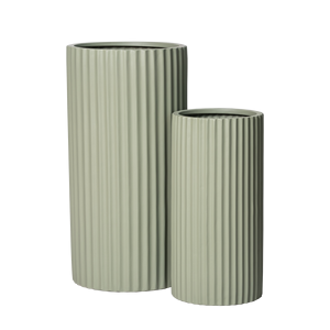 Macetas de jardín para casa interior creativas modernas macetas de fibra de vidrio simples redondas grandes - Product Image 3