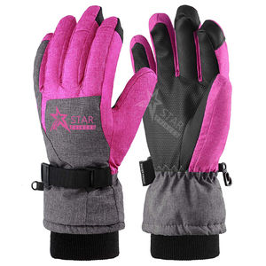 Gants de Ski de montagne de haute qualité Gants pour enfants anti-neige Mitaines coupe-vent d'hiver Gants de montagne de route d'hiver Doigt complet - Product Image 3