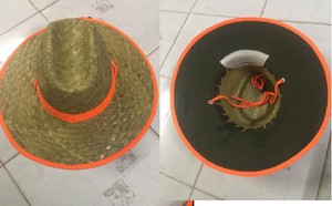 Nhân viên cứu hộ mũ rơm với logo/rộng vành mũ rơm vật liệu tự nhiên rộng vành mũ cho bãi biển - Product Image 2