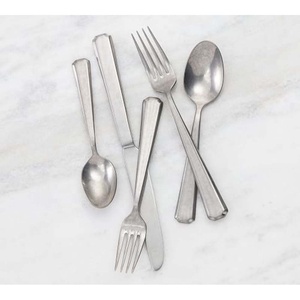 Fournitures indiennes les plus vendues ensemble de couverts en acier inoxydable plaqué argent durable couverts pour la vaisselle de restaurant - Product Image 2