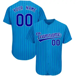 Classic sportswear styles Shirts Custom Baseball Jerseys Personalized Design Striped Printed Shirts Training Uniforms Youth