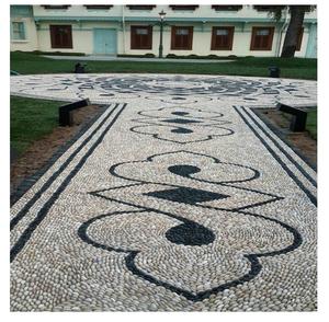 หินโมเสคสำหรับจัดสวนแนวยุโรปศิลปะโมเสคหินกรวดกลางแจ้งติดตั้งฟรี - Product Image 1