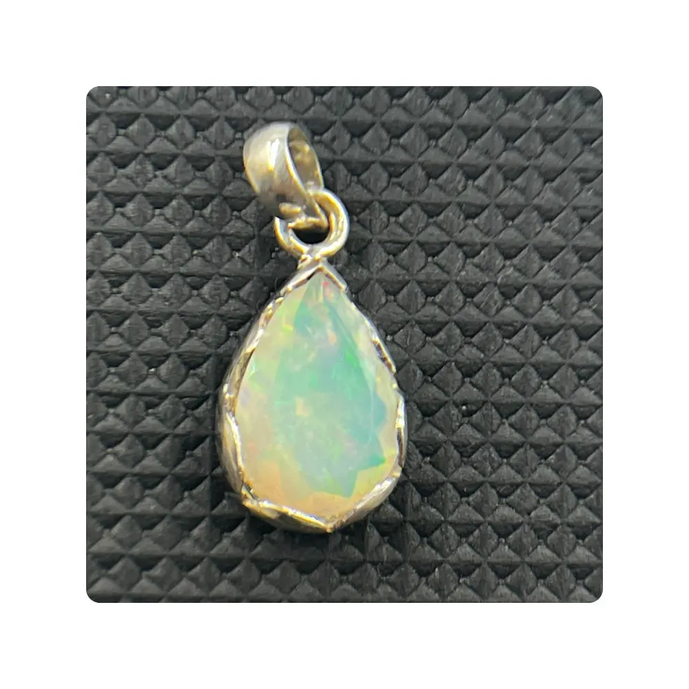 Opale armonia 92.5 argento ciondolo eleganza opale opale taglio pietra 925 argento pendente