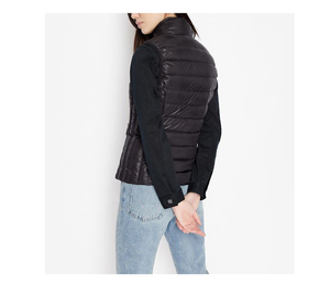 Chaleco acolchado con logotipo personalizado para mujer, chaleco impermeable con cremallera, lona de poliéster 100%, Material de relleno de algodón, transpirable, OEM - Product Image 4