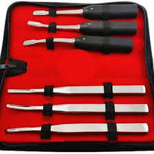 Instrumental Quirúrgico para Odontología, Juego de 6 Elevadores Manuales para Extracción Dental, Pinzas Dentales, Instrumental Quirúrgico de Acero Inoxidable Alemán - Product Image 4