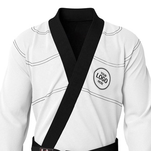 Alta calidad 450GSM tejido de perlas BJJ Gi 100% algodón Jiu Jitsu uniforme duradero transpirable totalmente personalizable Jiu Jitsu brasileño - Product Image 4