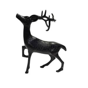 Reindeer Baby Mother Sculptures <b>Gold</b> Elk Animal Figurines Metal Deer <b>Statues</b> Christmas Table Centerpiece Ornament for Home Decor - Product Image 2