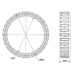 SGXX03 สปริงเบรกสำหรับรถยกอุตสาหกรรม - Product Image 2