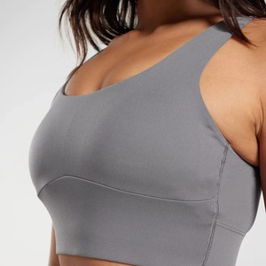 Ensemble de yoga et de sport 3 pièces respirant de haute qualité pour femmes, personnalisé, léger, à manches courtes, motif uni, grande taille, imprimé - Product Image 2