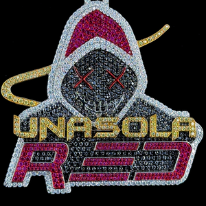 Unasola 925สเตอริงเงินคริสเตียนจี้ฮิปฮอปต้นไม้ได้รับการรับรองจาก Gia โมอิสซาไนท์น้ำแข็งชื่อตัวอักษรปาร์ตี้ส่วนบุคคล - Product Image 1