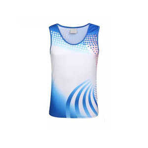 Uniforme de pista y campo impreso con nombre de equipo transpirable a tarifa al por mayor, uniforme de pista y campo con diseño de demanda de clientes de tamaño regular - Product Image 2