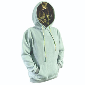 Sweat à capuche unisexe doublé de satin imprimé de haute qualité pour l'hiver, avec capuche en soie sur le devant, double couche, personnalisable, vierge pour femmes - Product Image 2