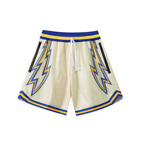 Pantalones cortos de baloncesto de verano certificados BSCI Ropa deportiva Premium con opciones de diseño personalizado para equipos Opciones de talla grande transpirable - Product Image 3