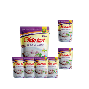 240g Cá Chẽm & Khoai Môn Cháo tươi mre bữa ăn sẵn sàng để ăn thức ăn trẻ em thực phẩm bổ dưỡng ISO HACCP fssc từ Việt Nam thực phẩm ăn liền - Product Image 1