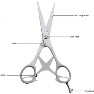 Ciseaux de barbier professionnels, outil de coiffure, pour désépaissir, couper les cheveux, pour Salon, nouveauté, - Product Image 6