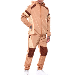 Chándal personalizado de nailon para hombre, conjunto de joggers deportivos con cremallera, conjunto de carga cortavientos, chaqueta de dos piezas, Jersey, chándal para correr para hombre - Product Image 3