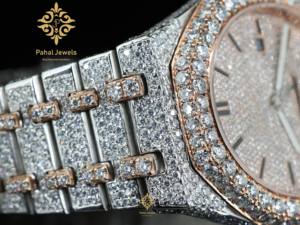 นาฬิกาเพชรโมอิสซาไนต์สแตนเลสสตีลคุณภาพสูง พร้อมความใสระดับ VVS และฟังก์ชันแสดงวันที่ ยกระดับความหรูหราในสไตล์ของคุณ - Product Image 3