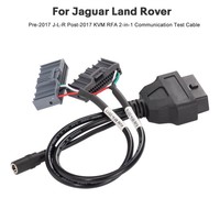 Kabel Uji Komunikasi Pemrograman Kunci Berkualitas Tinggi GODIAG Jaguar Land Rover Pra-2017 2018-2026 1.2m Alat Adaptor 2-in-1
