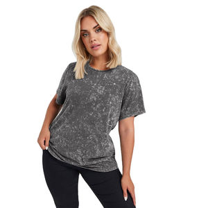 Camisetas lavadas con ácido transpirables de alta calidad para mujer, camisetas cortas en blanco para bebé, camisetas recortadas Unisex para mujer - Product Image 4