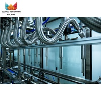 Produit chaud Machine de remplissage entièrement automatique de bouteilles d'eau pure en PET 3L 5L 10L Usine de remplissage d'eau potable minérale en bouteille