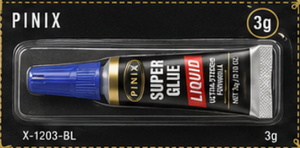 12 Tubos de Pegamento Instantáneo PINIX Super Glue de 3g, Adhesivo Instantáneo 60cps, Desprendible, para Metal, Madera, Cuero, Venta al por Mayor, Proveedor OEM - Product Image 3