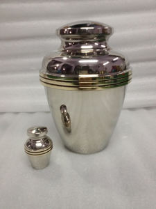 Urna de cremación clásica de bronce para adultos, urna de cremación de Metal y latón para cenizas, fabricante de urna funeraria - Product Image 5