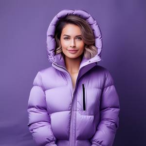 Chaqueta de plumón personalizable para hombre para Primavera, bombardero de invierno impermeable con acolchado brillante, acolchado cálido - Product Image 4