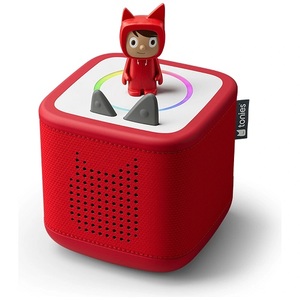 Tonis Toniesbox 2 Lot lecteur audio pour enfants 1 + avec Mme Rachel - Sunset Red - Product Image 1