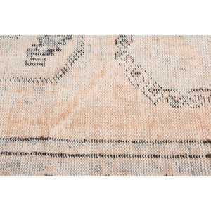 พรมตุรกีขนาดเล็ก 1.9x3.2 ฟุต (59x98 ซม.) พรมขนสัตว์สีขาวขอบวินเทจ - Product Image 5