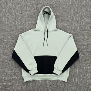 เสื้อฮู้ดดี้ทรงบ็อกซี่หนานุ่มคุณภาพสูงสำหรับผู้ชาย ผ้าคอตตอน 100% หนักพิเศษ สั่งทำได้ ทรงโอเวอร์ไซส์ 2 สี - Product Image 3