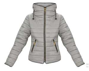 Veste bouffante avec capuche vêtements d'hiver respirants pour femmes vestes d'hiver bouffantes à glissière pour femme OEM Logo personnalisé - Product Image 1