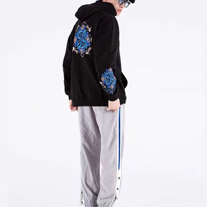 Sudadera con Capucha para Hombre, de Manga Larga, para Invierno, de Algodón Grueso, con Bordado y Estampado Personalizados, Ecológica, Resistente al Viento - Venta al Por Mayor - Product Image 3