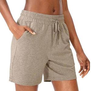 New Arrived <b>Womens</b> Summer Sports Wear <b>Shorts</b> Breathable 100% Cotton Fleece Casual Wear Breathable <b>Shorts</b> for <b>Women</b> - Product Image 2
