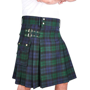 Vente en gros Kilt traditionnel écossais pour hommes Kilt écossais classique pour hommes Taille réglable avec tissu de qualité supérieure - Product Image 6