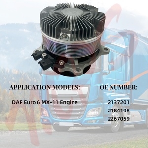 Pompe à eau de camion d'usine pour DAF Euro 6 moteur MX-11 vitesse Variable 24V OE 2137201 2184198 2267059 - Product Image 5