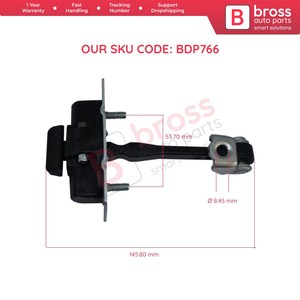 BDP766 บานพับประตูหน้าหยุดสายรัดตรวจสอบขีดขวาง 9675585080 สําหรับ C Elysee, 301 ชิ้นส่วนรถยนต์ Bross ผลิตในตุรกี - Product Image 6