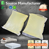 Colle thermofusible PSA pour matelas en mousse, colle en aérosol pour assemblage de matelas, machine à coller, prix d'usine en gros pour l'industrie