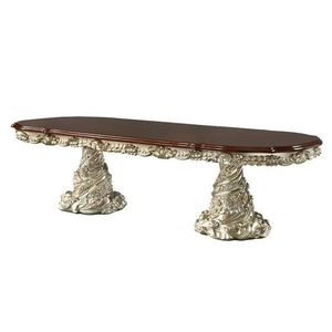 Table de salle à manger classique en bois d'acajou indonésien sculptée à la main Meubles de maison de style victorien par le fabricant Jepara - Product Image 2