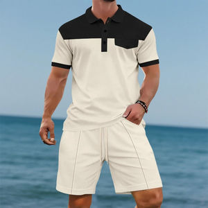 Novedades 2026: Conjunto de Verano Personalizado para Hombre, 2 Piezas, Algodón de Secado Rápido, Camiseta y Pantalones Cortos Estampados Casuales - Product Image 4