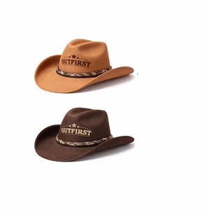 Chapeaux de cowboy pour adultes, ajustables, respirants, professionnels pour l'équitation, couleur/logo personnalisés, unisexe, quatre, fabrication en usine - Product Image 2