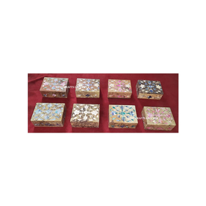 Latest High Quality Handmade Natural Soapstone <b>Mother</b> Of Pearl Inlay Jewelry Box Rectangle Shape Used Gifts For Business Purpose - Product Image 1